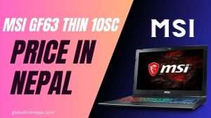 MSI GF63 Thin 10SC Price in Nepal